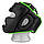 Боксерський шолом тренувальний PowerPlay 3100 PU Чорно-зелений L, фото 2