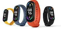 Фитнес-браслет-трекер Smart BAND М7 спортивный умный смарт-часы с шагомером и тонометром Красный,Черный,Синий.