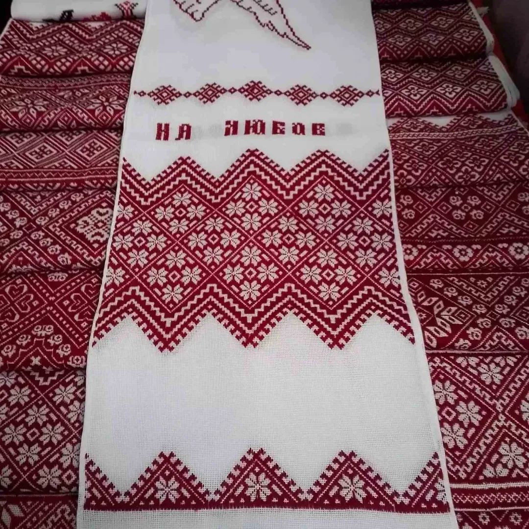 Весільний рушник ручної роботи "Серце вогню"