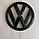 Емблема задня, значок на багажник VW Volkswagen (Фольксваген) 110 мм GOLF 6, PASSAT B7 / CC, POLO Чорний глянець, фото 7