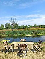 Купити набір стіл та стільці для пікніка "Кріпиш ФП2+4к" туристичний набір для природи