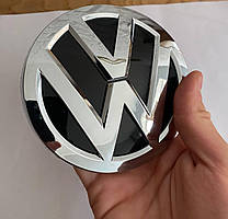 Емблема задня VW Volkswagen (Фольцваген) 112 мм , GOLF 7 - Хром (5G0853630)