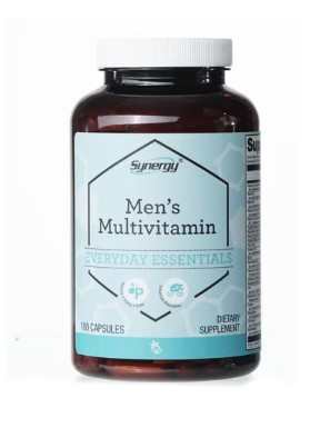 Vitacost Synergy Men's Multivitamin супер вітаміни для чоловіків з безліччю добавок, 180 капсул на 30 днів.