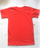 Детская однотонная футболка, хлопок, на мальчика и девочку рост 80-86,122, 128, 140, 146, 152, 156.