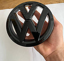 Емблема передня VW Volkswagen 150 мм TIGUAN, PASSAT B7 (NMS) USA - Чорний глянець (561853600)