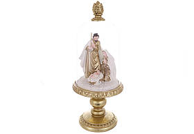 Вертеп 35 см різдвяні декорації з скляним ковпаком