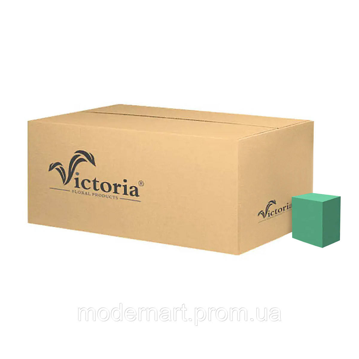 Пена флористическая "Victoria" (оазис) 2 сорт, 7×9,5×10 см, 45 шт - фото 1 - id-p1905963437