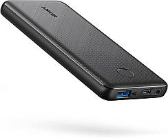 Павер банк Anker A1229 Powercore Slim Power Bank, 10000 мА·год, темно-сірий