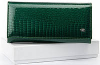 Женский кожаный кошелек SERGIO TORRETTI W501 зеленый натуральная кожа