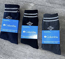 Вовняні махрові шкарпетки "Columbia", 41-44 р-р. Шкарпетки чоловічі асорті, зимові шкарпетки