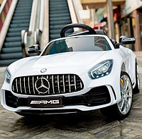 Детский одноместный электромобиль джип машина Mercedes лицензионный M 4062EBLR-1 цвет белый