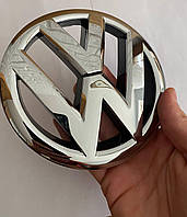 Емблема передня VW (Фольцваген) 135 мм GOLF 6 (2008-2013) - Хром (5K0853601)