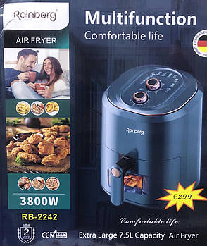 Аерофритюрниця з таймером Rainberg RB-2242 6 л 3800W (4 шт.)