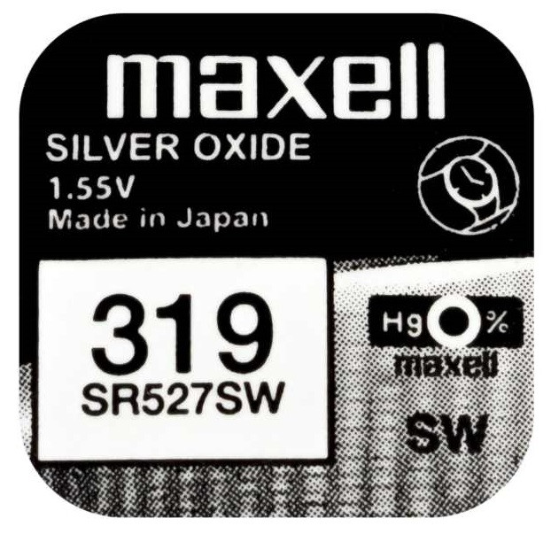 Батарейка MAXELL SR527SW 1шт годинникова
