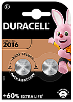Батарейка DURACELL 2016 DSN 2 шт. (CR2016, DL2016)
