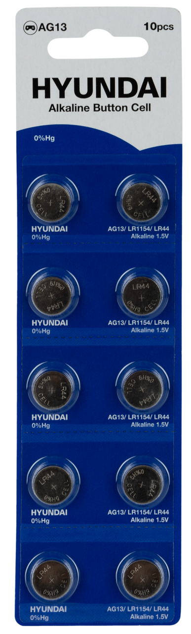 Батарейка Hyundai AG13 Blister 10