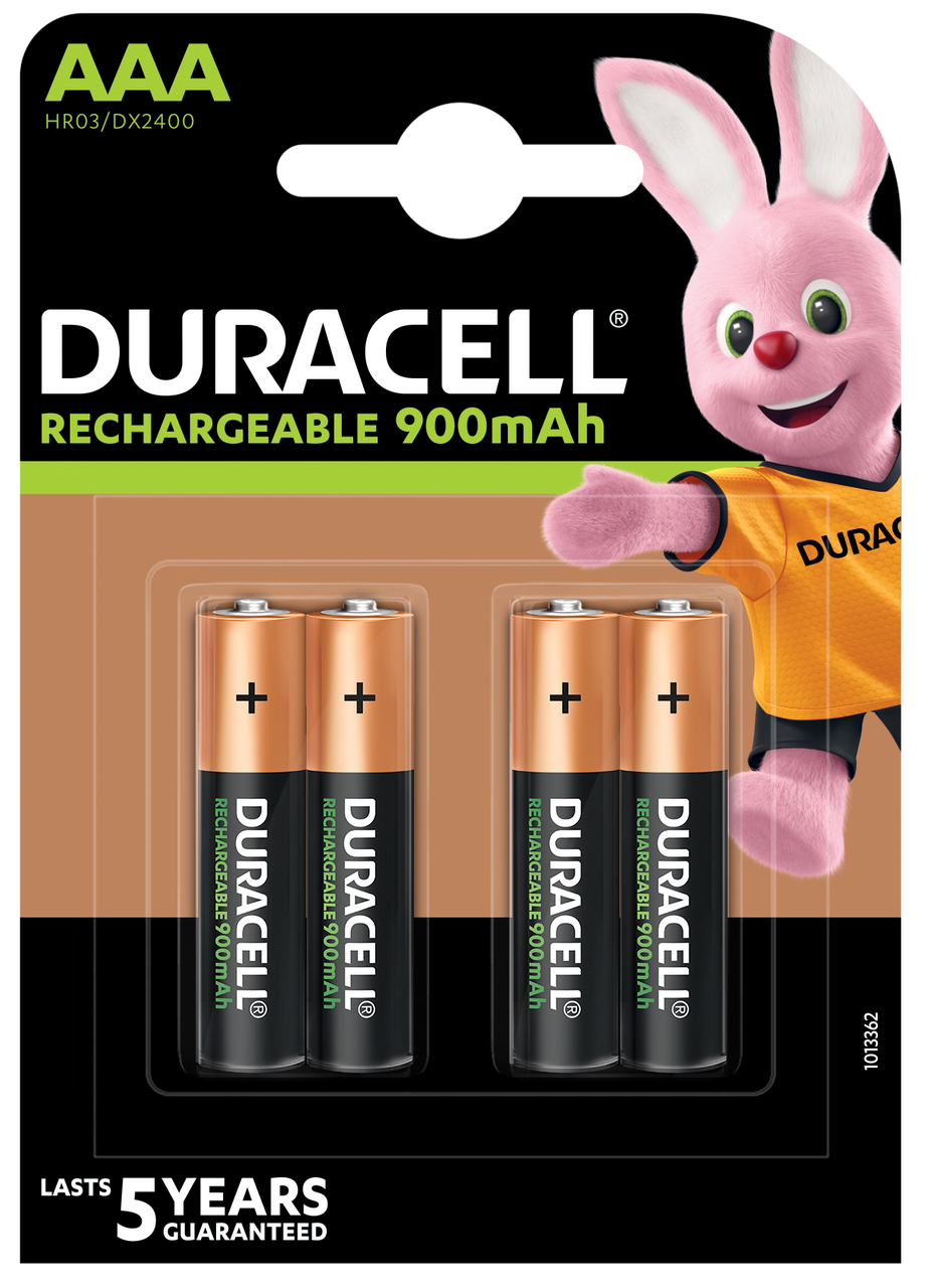 Акумулятор DURACELL HR03 (AAA) 900mAh уп. 4шт., фото 1