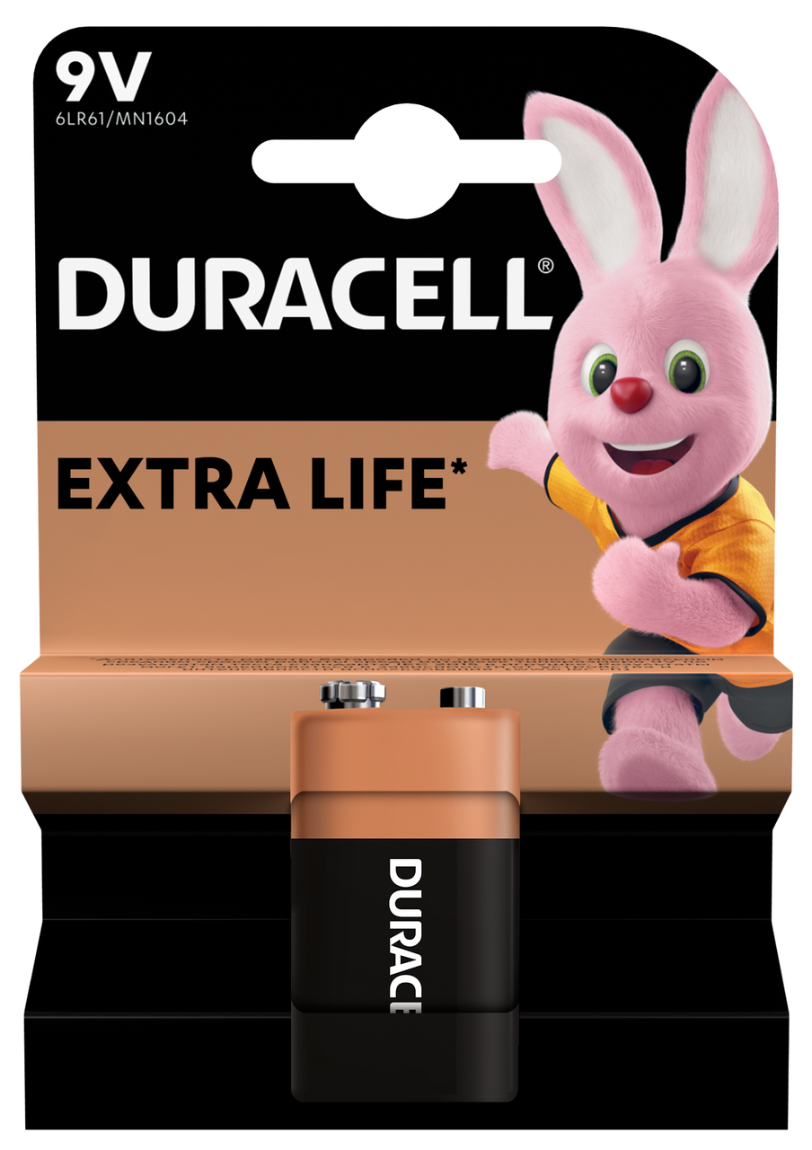 Батарейка DURACELL 9V / MN1604 KPN1*10 1 шт.