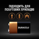 Батарейка DURACELL 9V / MN1604 KPN1*10 1 шт., фото 4