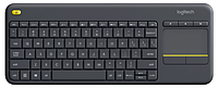 Клавіатура Logitech Wireless Touch K400 Plus, US, Black (920-007145)