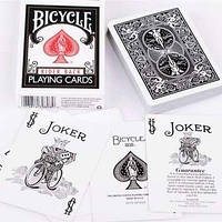 Настольная игра United States Playing Card Company Карты игральные Bicycle Rider back (black) (08089)