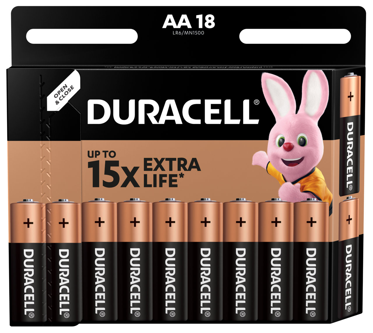 Батарейка DURACELL LR06 MN1500 1х18 шт.