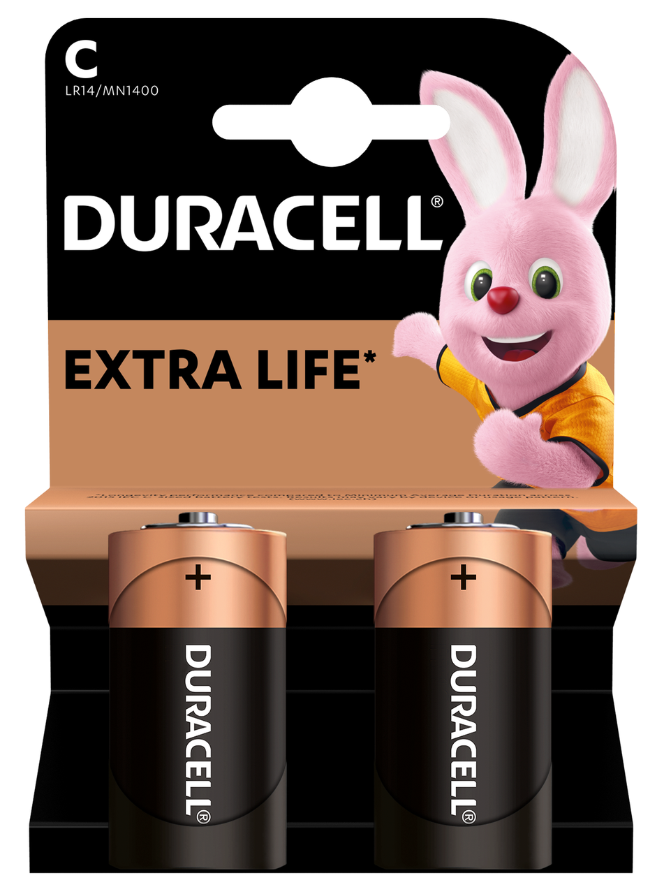 Батарейка DURACELL С/ LR14/ MN1400 (2шт)