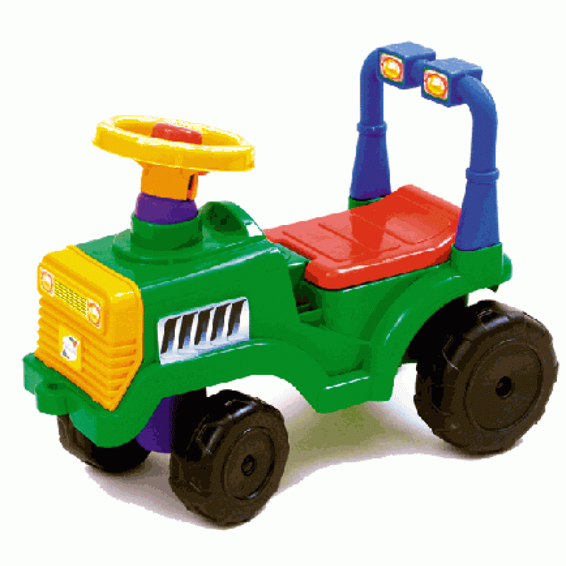 🧡Машинка-каталка для прогулянок "Бебі Трактор" толокар дитячий, фото 1