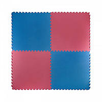 Мат-пазл (ласточкин хвост) Mat Puzzle 4FIZJO 4FJ0167 EVA 100 x 100 x 2 cм, Blue/Red, Land of Toys