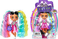 Лялька Барбі Екстра мініс Barbie Extra Minis Doll #6 With Rainbow Hair