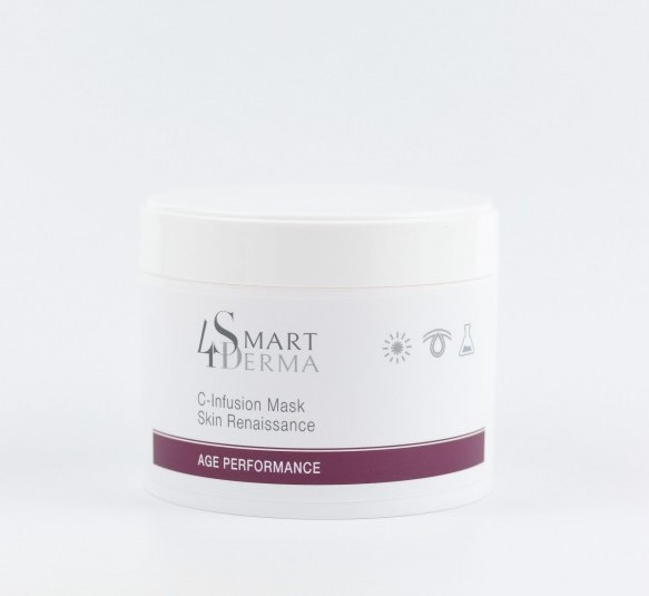 Заповнюча маска-біоміметик з вітаміном Smart4Derma Age Performance C-INFUSION MASK 300мл