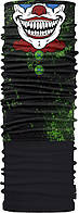 Зимовий бафф Бандана-трансформер Клоун Чорно-зелений ZBT-035 SB, код: 131972