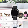 Розумний смарт-годинник Smart Watch G3 Pro bluetooth круглі з крокоміром пульсометром лічильник калорій 42 мм Чорний, фото 9