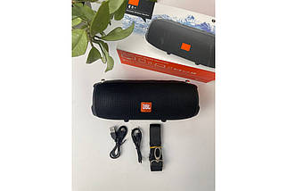 Портативна Bluetooth-колонка Jbl Charge E8+ бездротова акумуляторна FM радіо USB Чорний, фото 3