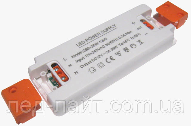 Низкий блок питания DC 12V 3A 36W плоский блок питания 12В 3А 36Вт