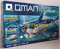Конструктор Creator 3 в 1 QMAN 42113 "Акула-робот, підводний човен, катер".