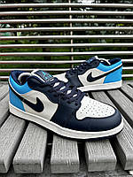 Кросівки Nike Air Jordan 1 low (blue).Хит!