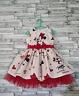 Минни Маус детская нарядное платье для девочки на любой праздник день рождения