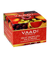 Крем для лица Фрукты Тропикана с экстрактом жимолости, Vaadi Herbals Fruit Tropicana Face Cream With