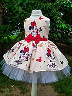 Минни маус детское платье для девочки нарядное на любой праздник день рождения