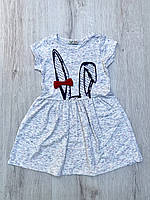 Платье для девочки Pati kids 1400 110-116 см Серый