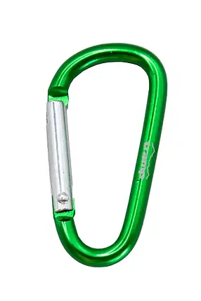 Карабін алюмінієвий Трамп 5 cм без муфти green UTRA-298-green-1, фото 1