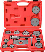 Набір інструментів для стиснення гальмівних циліндрів 13 предметів Rewolt T6027