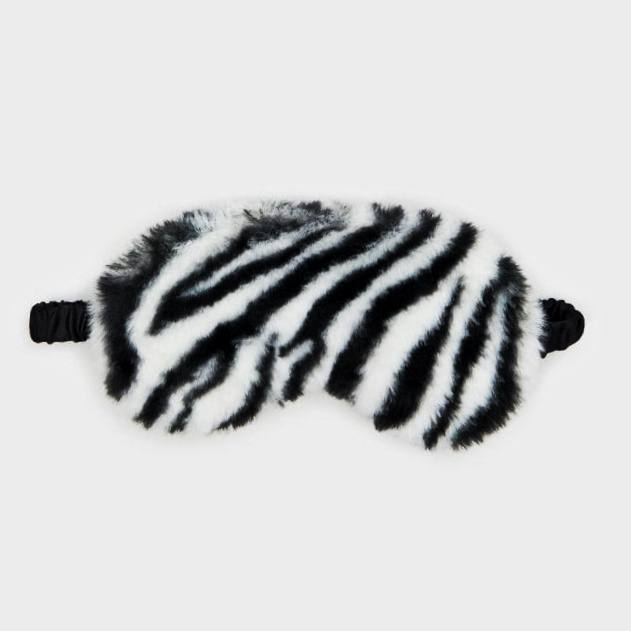 Маска для сну із зебровим принтом, пов'язка на очі,FS-2117