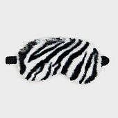 Маска для сну із зебровим принтом, пов'язка на очі,FS-2117
