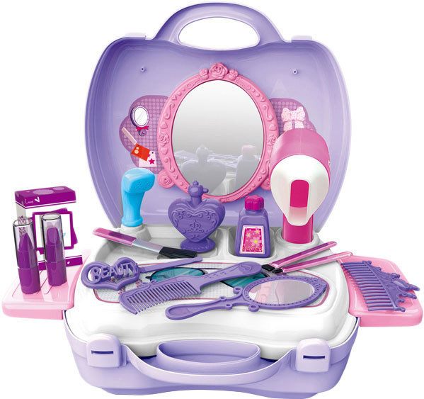 Ігровий набір Салон краси у валізі (21 предметів) (107-434), фото 1