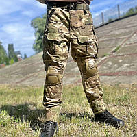Брюки тактические с наколенниками мультикам G3, Военные штаны multicam, летние боевые брюки высокого качества