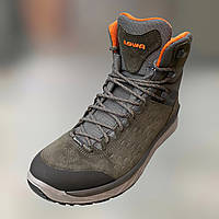 Ботинки трекинговые Lowa Malta GTX Mid 41 р, цвет Серый (anthracite), высокие кроссовки трекинговые