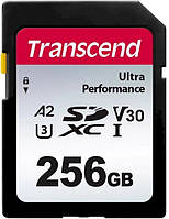 Transcend Карта пам'яті SD 256GB C10 UHS-I U3 A2 R160/W90MB/s 4K