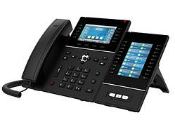 Fanvil Телефон IP J6 2xGE LAN, 1xUSB-A, SIP, VPN, PoE, 4.3" кольоровий екран, підтримка модулів EM50